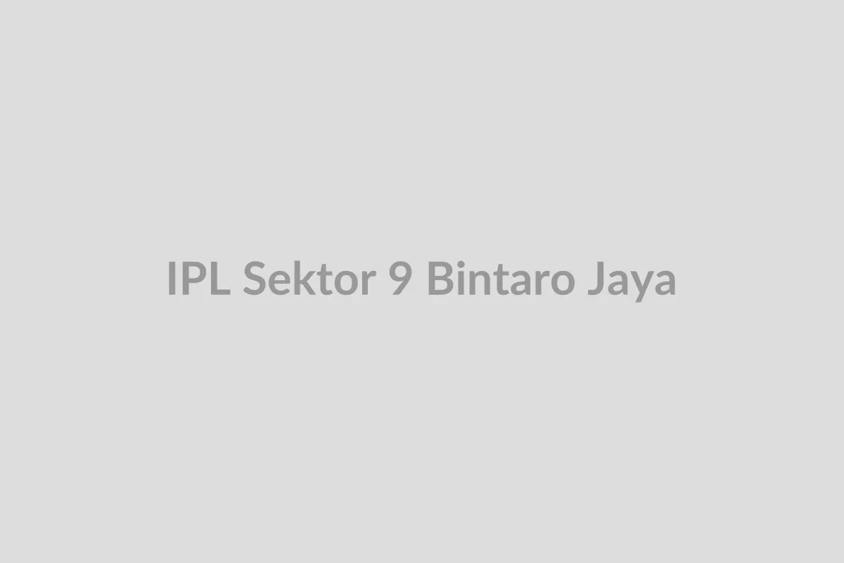 Ilustrasi fasilitas kluster dan boulevard Sektor 9 Bintaro Jaya